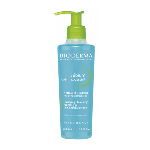 Bioderma Sébium Gel Moussant Nettoyant Purifiant – 200ml