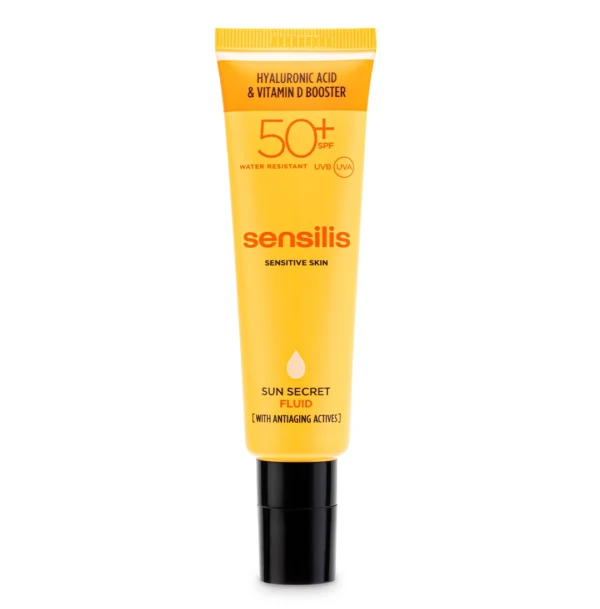 Sensilis sun secret fluid écran invisible anti-âge spf50+ 50ml