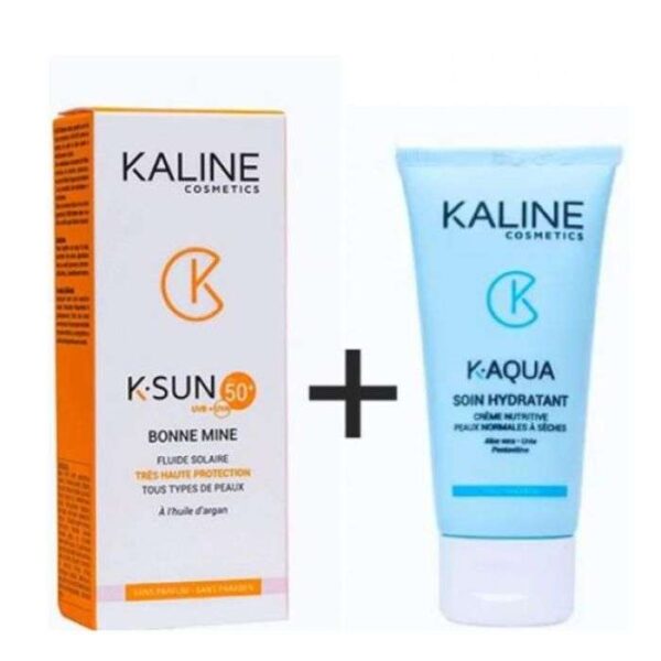 KALINE OFFRE K SUN BONNE MINE + K AQUA SOIN HYDRATANT