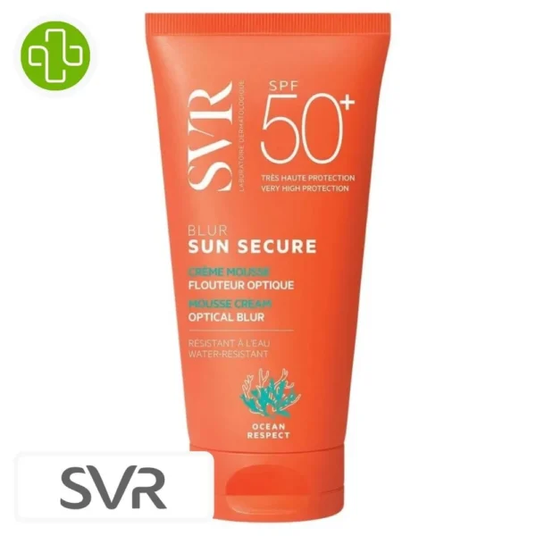 SVR Sun Secure Blur Crème-Mousse Flouteur Optique Spf50+ – 50ml